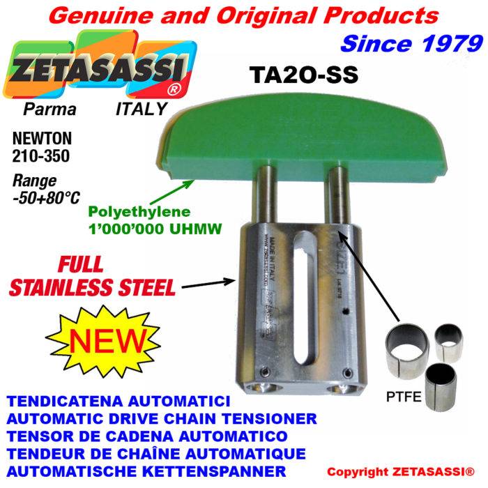 ZETASASSI TA2OASA60S-SS Automatic linear drive chain tensioner