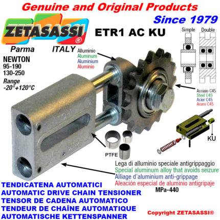 ZETASASSI ETR1AC58SKU Automatic linear chain tensioner