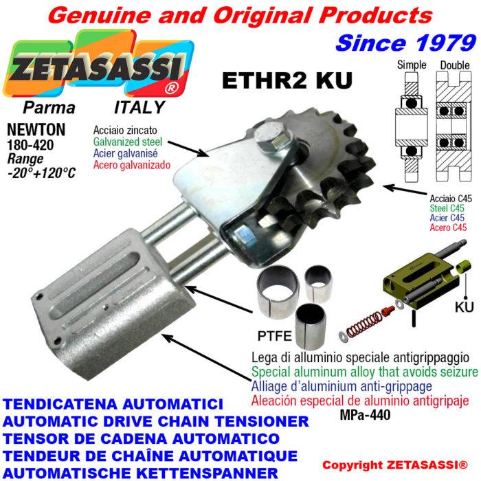 ZETASASSI ETHR258SKU Automatic linear chain tensioner