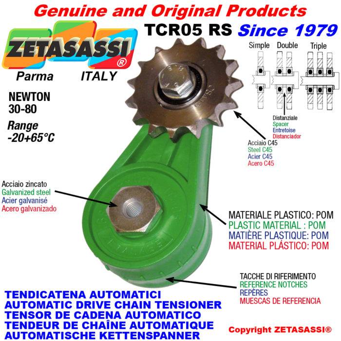 ZETASASSI TCR05RS38 Automatic arm chain tensioner