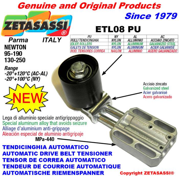 ZETASASSI ETL08PU6060NY190 Automatic linear belt tensioner