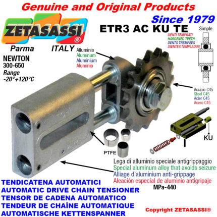 ZETASASSI ETR3AC58SKUTE Automatic linear chain tensioner