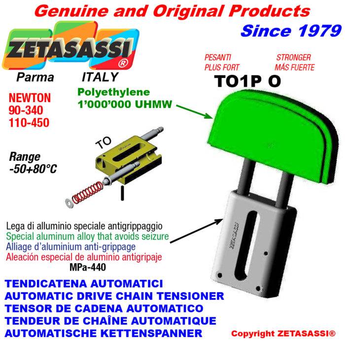 ZETASASSI TO1PO58S Automatic linear drive chain tensioner