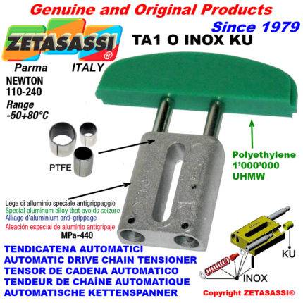 ZETASASSI TA1OASA40SINOXKU Automatic linear drive inox chain tensioner