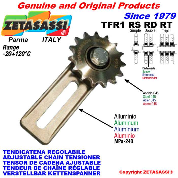 ZETASASSI TFR1RT58 Adjustable chain tensioner