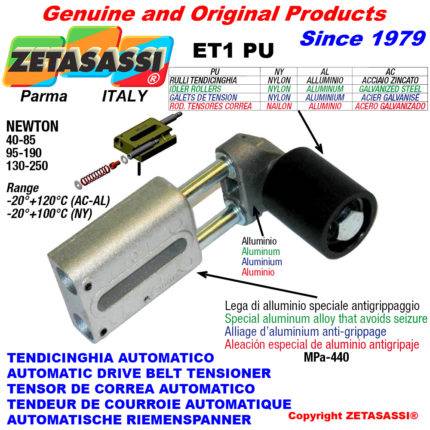 ZETASASSI ET1PU6060NY190 Automatic linear belt tensioner