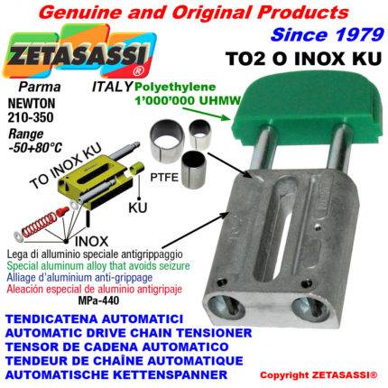 ZETASASSI TO2OASA60SINOXKU Automatic linear drive inox chain tensioner