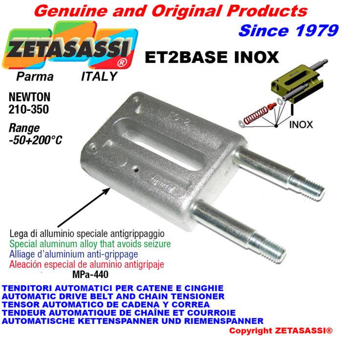 ZETASASSI ET2BASE INOX Inox spring tensioner