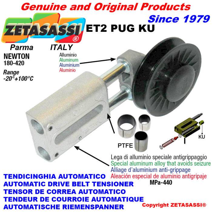 ZETASASSI ET2PUG4KU Automatic linear belt tensioner