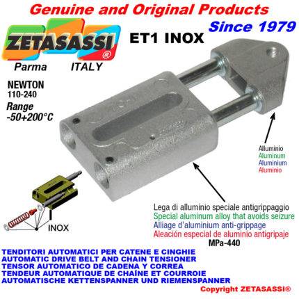 ZETASASSI ET1M8INOX Automatic linear inox spring tensioner