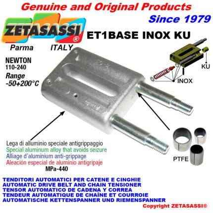 ZETASASSI ET1BASE INOX KU Inox spring tensioner