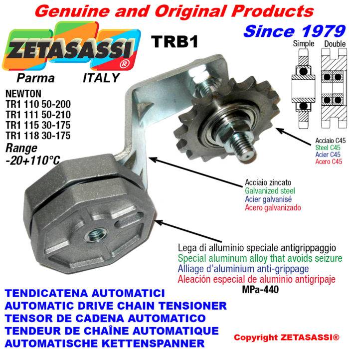 ZETASASSI TRB1118AC58S Automatic arm chain tensioner