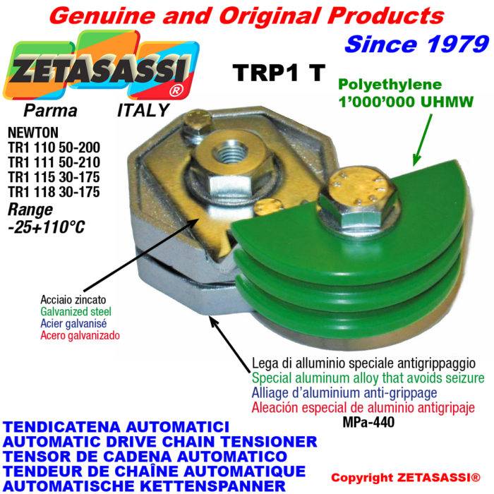 ZETASASSI TRP1118TO3TASA80T Automatic arm chain tensioner