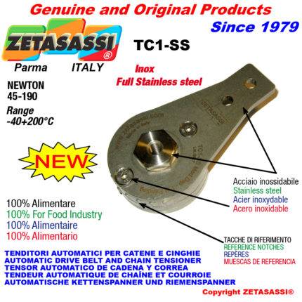 ZETASASSI TC1165-SS Tensioner inox alimentary