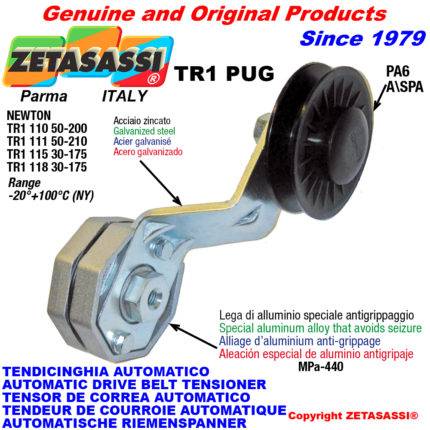 ZETASASSI TR1118PUG4 Automatic arm belt tensioner