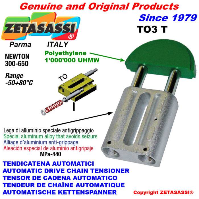 ZETASASSI TO3TASA80T Automatic linear drive chain tensioner