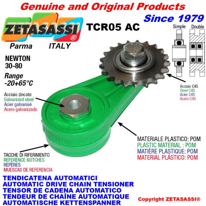 ZETASASSI TCR05AC38S Automatic arm chain tensioner