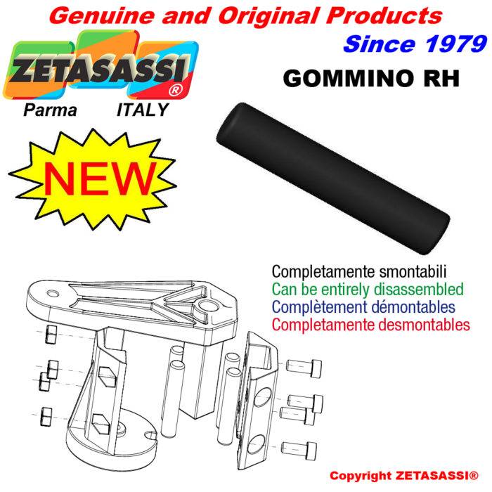 ZETASASSI GOMMINO277 Rubber for tensioner