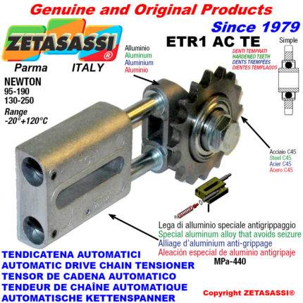 ZETASASSI ETR1AC58STE Automatic linear chain tensioner