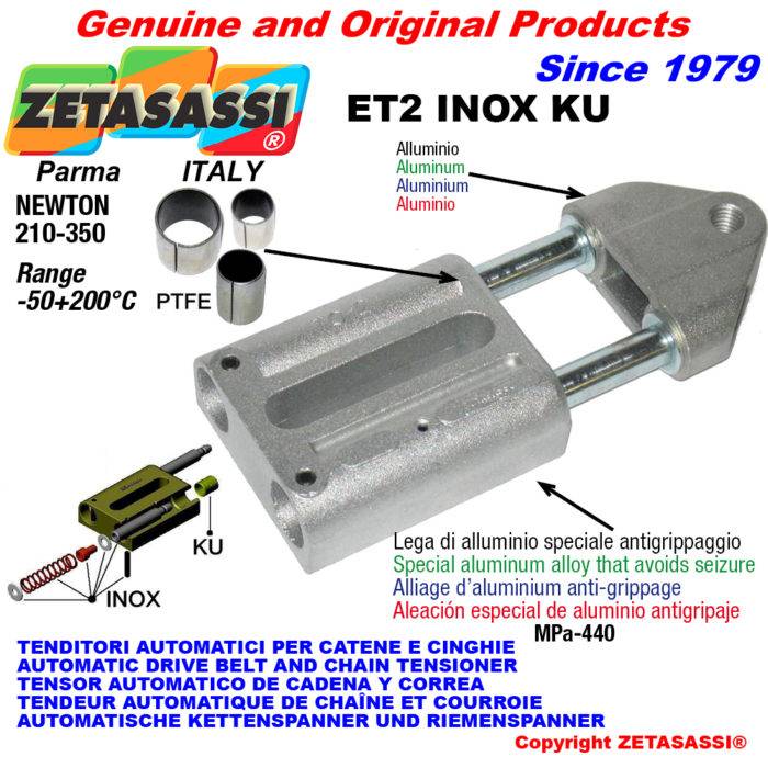 ZETASASSI ET2M16INOXKU Automatic linear inox spring tensioner