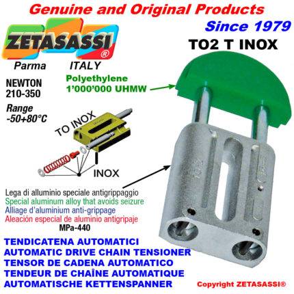 ZETASASSI TO2TASA60TINOX Automatic linear drive inox chain tensioner