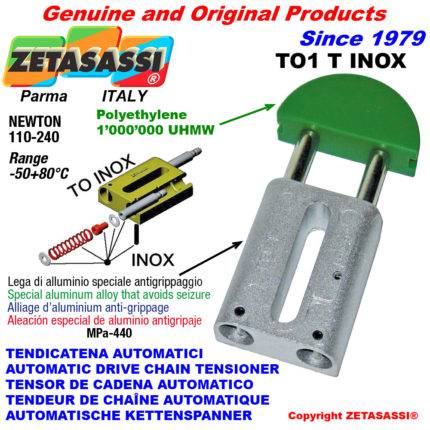 ZETASASSI TO1TUINOX Automatic linear drive inox chain tensioner