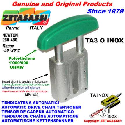 ZETASASSI TA3OASA80SINOX Automatic linear drive inox chain tensioner