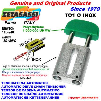 ZETASASSI TO1OUINOX Automatic linear drive inox chain tensioner