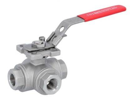 END-Armaturen GD311522 3-way ball valve 3/8"-DIN2999