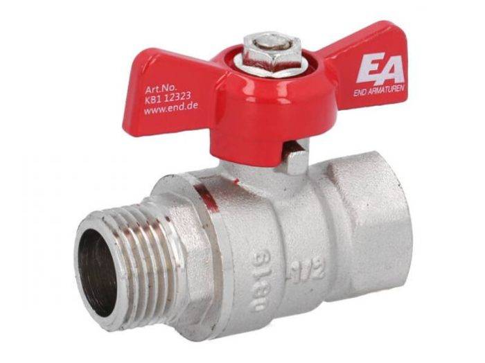 END-Armaturen KB112323 Ball Valve 1/2"