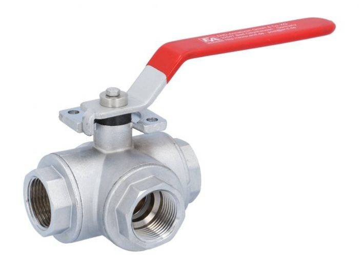 END-Armaturen TN111425 3-way ball valve 1"