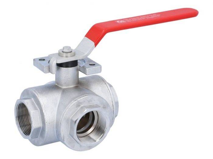 END-Armaturen TN111427 3-way ball valve 11/2"