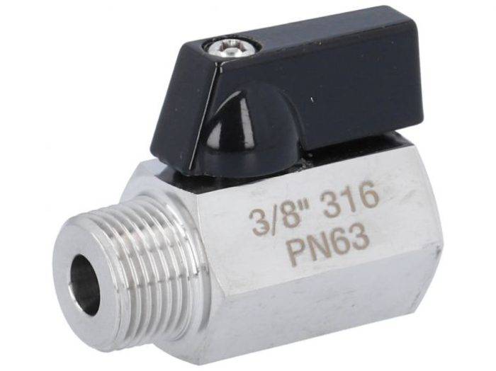 END-Armaturen BV311322 Mini ball valve 3/8"