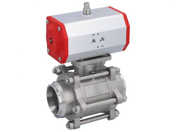 END-Armaturen ZA68-ED70 Ball valve DN65 ZA-welded ends