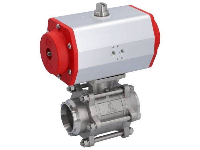 END-Armaturen ZA68-EE100 Ball valve DN65 ZA-welding face