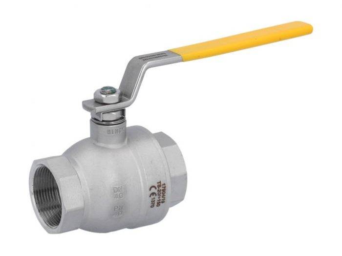 END-Armaturen EK311627 Ball Valve DIN-DVGW 11.2"stainless steel/PTFE-FKM