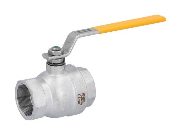 END-Armaturen EK311628 Ball Valve DIN-DVGW 2"stainless steel/PTFE-FKM