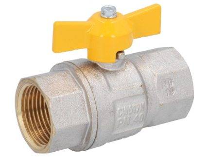 END-Armaturen IK112625 Ball Valve DIN-DVGW 1"brass / PTFE