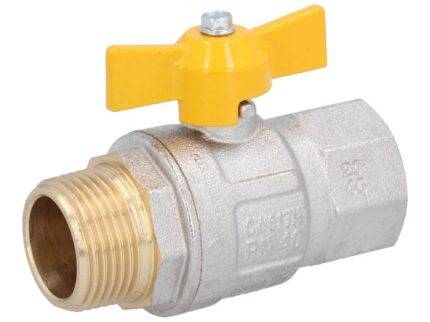 END-Armaturen IK112925 Ball valve DIN-DVGW 1"-Innen / outer brass / PTFE