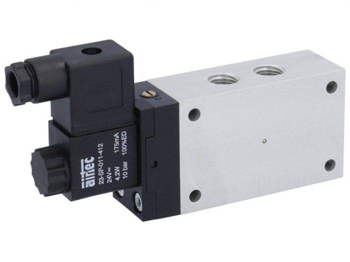 END-Armaturen AM621221 5/2-way solenoid valve 1/4"24VDC