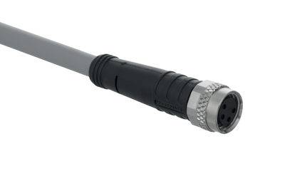 Schmersal A-K4P-M8-S-G-10M-GY-1-X-X-4 Pre-wired cable