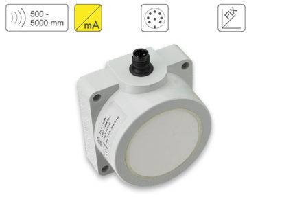 PIL Sensoren P47-500-Q50-I-CM12 Ultrasonic Distance Sensor