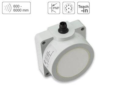 PIL Sensoren P49-600-Q50-PNO-CM12 Ultrasonic Distance Sensor