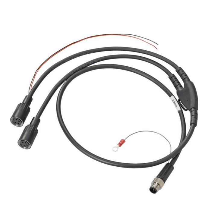 IFM ADAPTER CABLE M12-2X M16 Adapter cables for cameras with video output