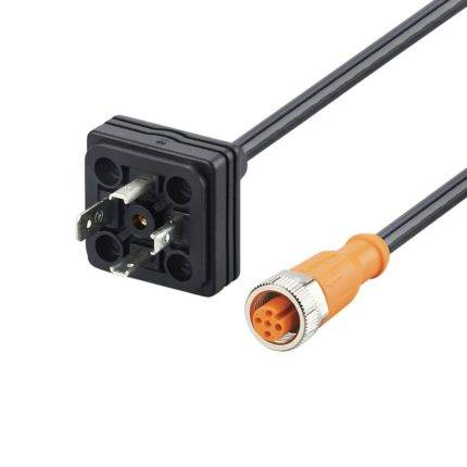 IFM PLUG M12 - DIN VALVE FORM A Jumper cable with valve plug