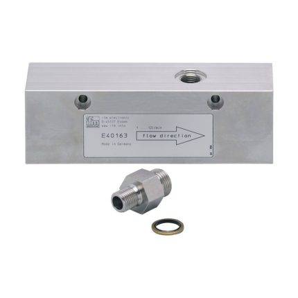 IFM ADAPTBLOCK D22 G3/4 Process adapter for small volumetric flow quantities