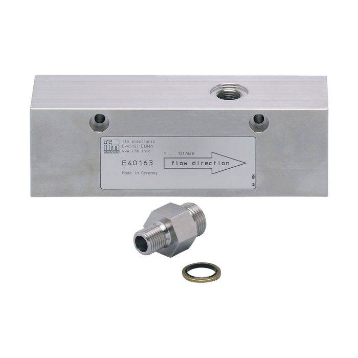 IFM ADAPTBLOCK D22 G3/4 Process adapter for small volumetric flow quantities