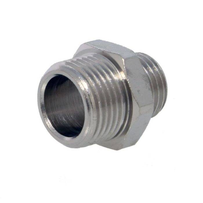 END-Armaturen A111438 Hexagon Nipple-cylindric 1/4"-3/8"