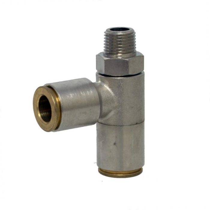 END-Armaturen R220418 Tee conical swivelling D04-G1/8"=side