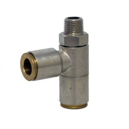 END-Armaturen R221014 Tee conical swivelling D10-G1/4"=side